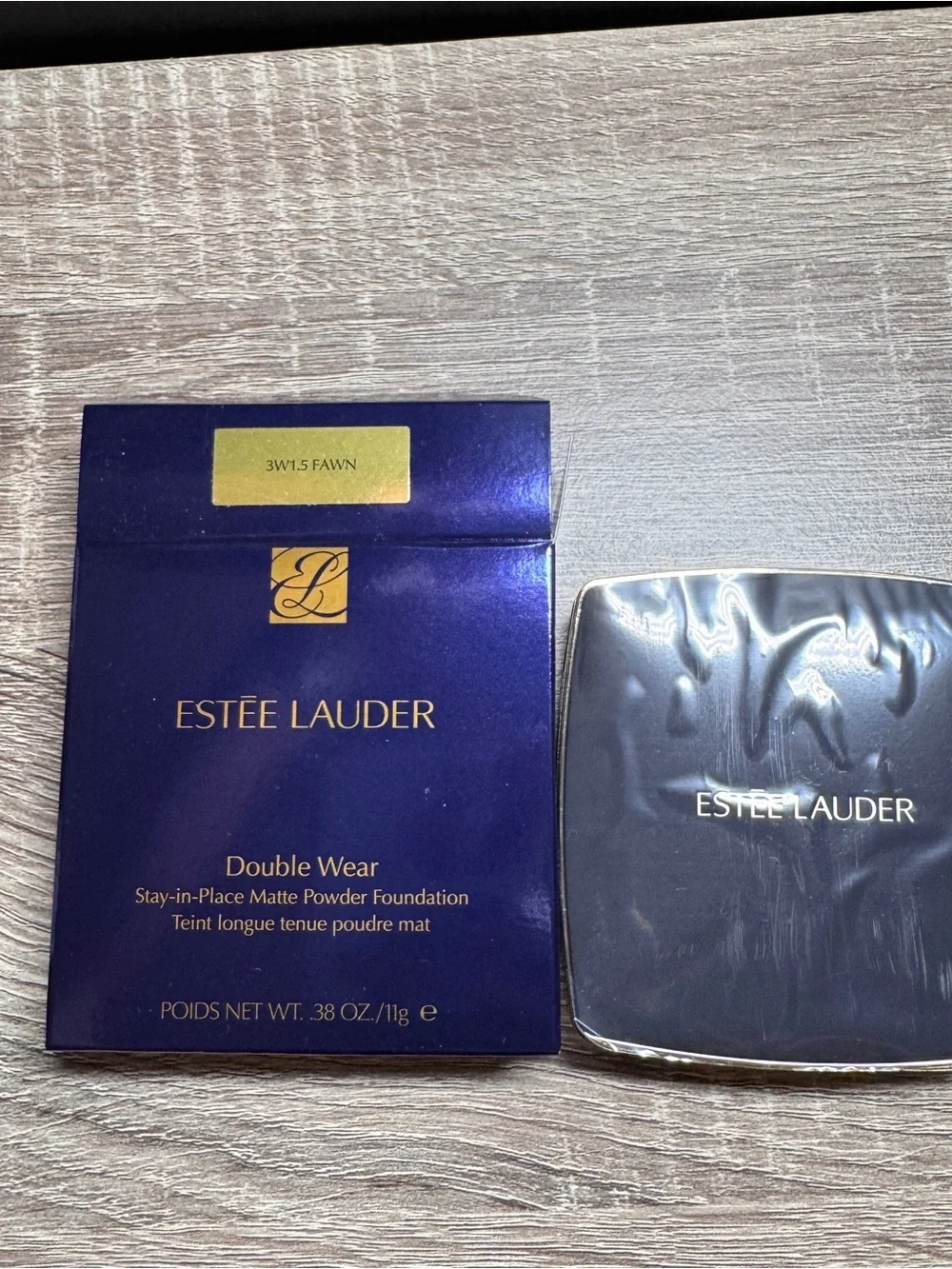 Estee Lauder Double Wear Stay-in-Place Matte Powder Foundation 3W1.5 Fawn NIB